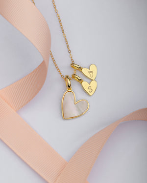 Be Mine Initial Necklace (Gold)