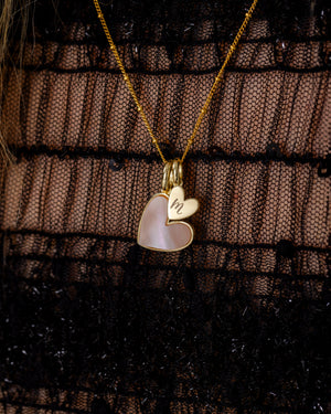 Be Mine Initial Necklace (Gold)